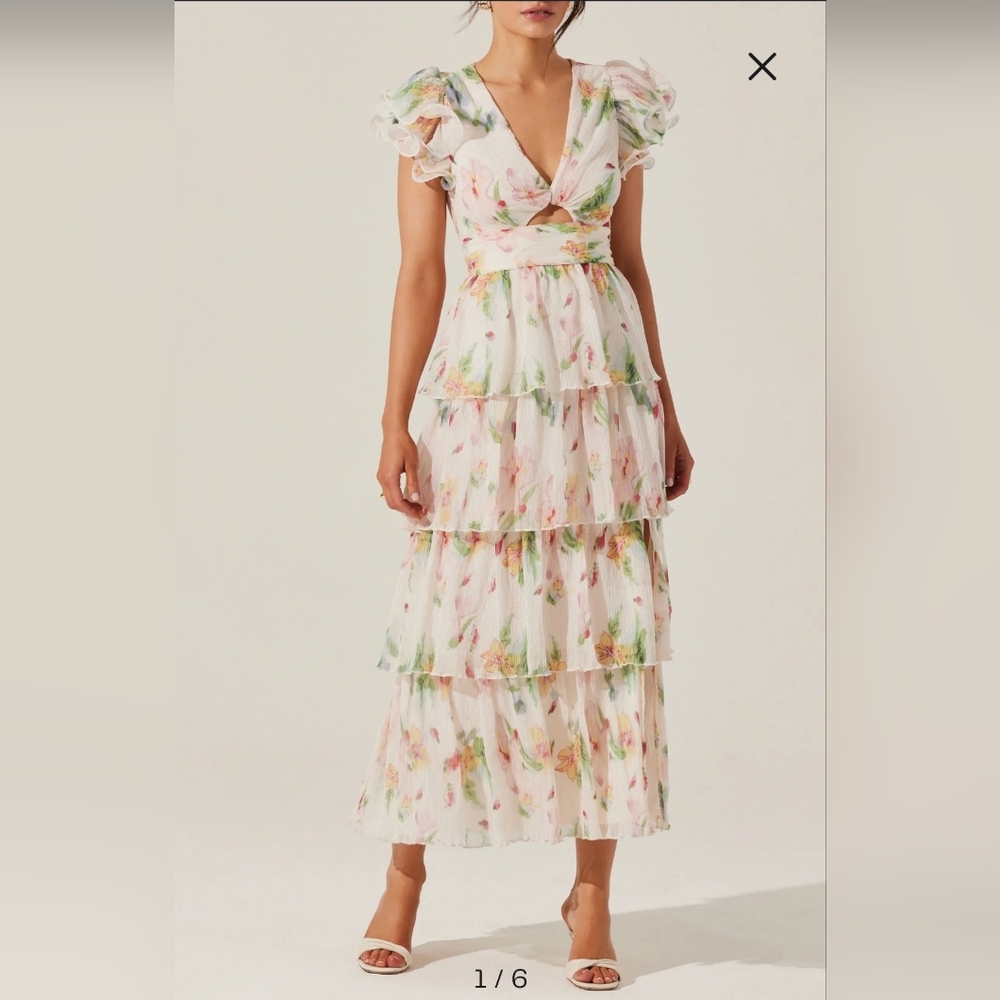ASTR THE LABEL | Enporia Floral Tiered Maxi Dress | NWT